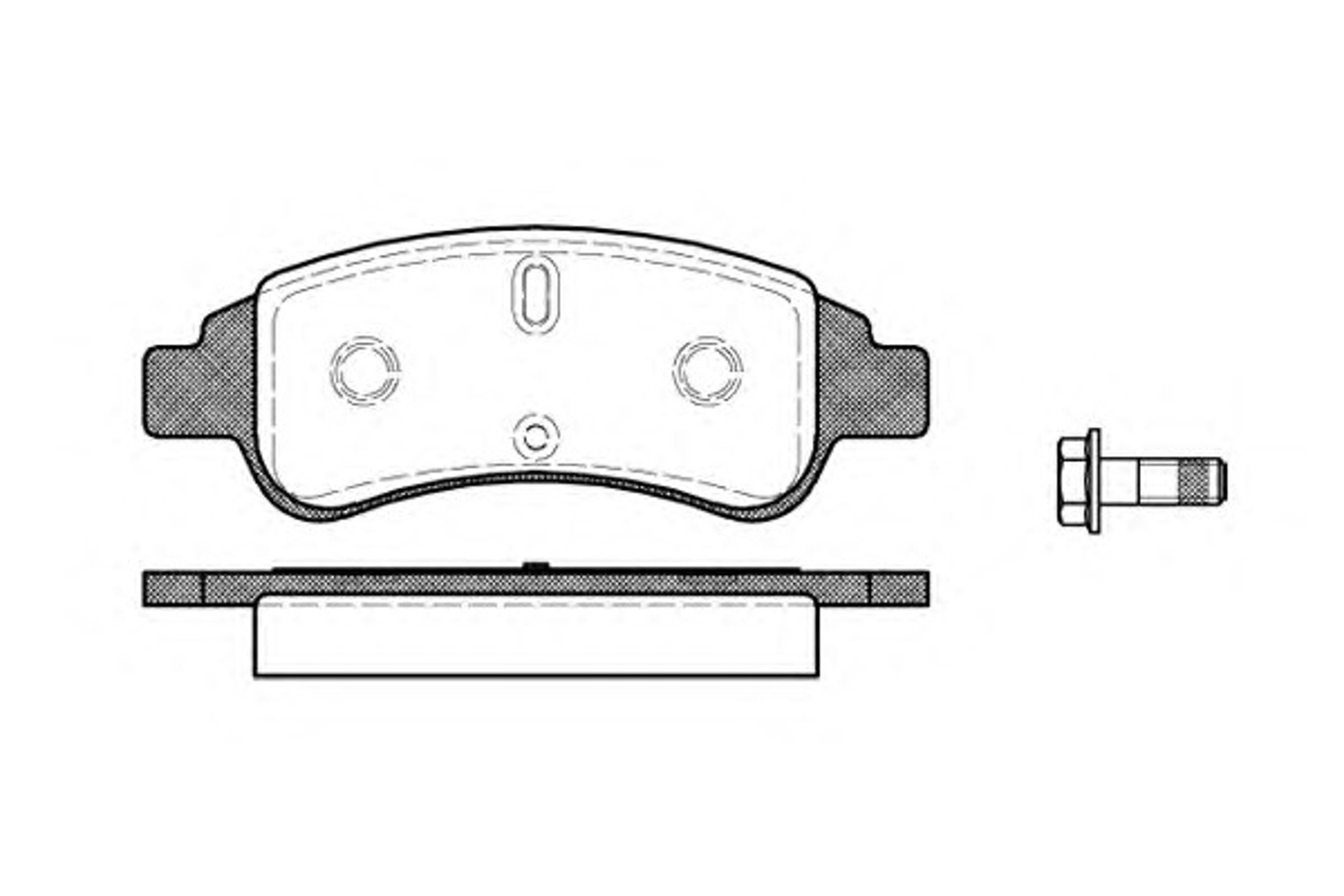 Колодки тормозные дисковые WOKING P9403.30