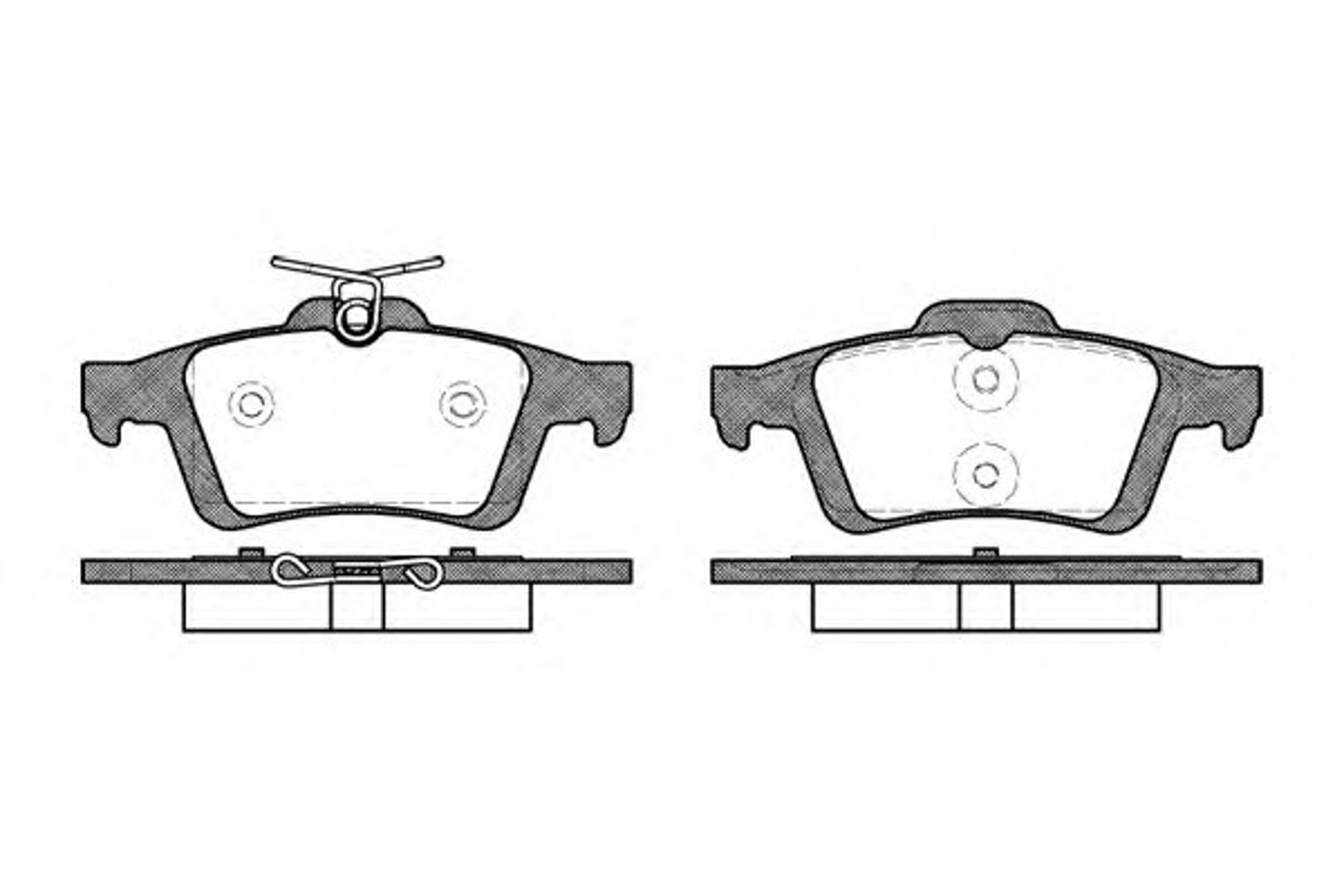 Колодки тормозные дисковые WOKING P9423.30