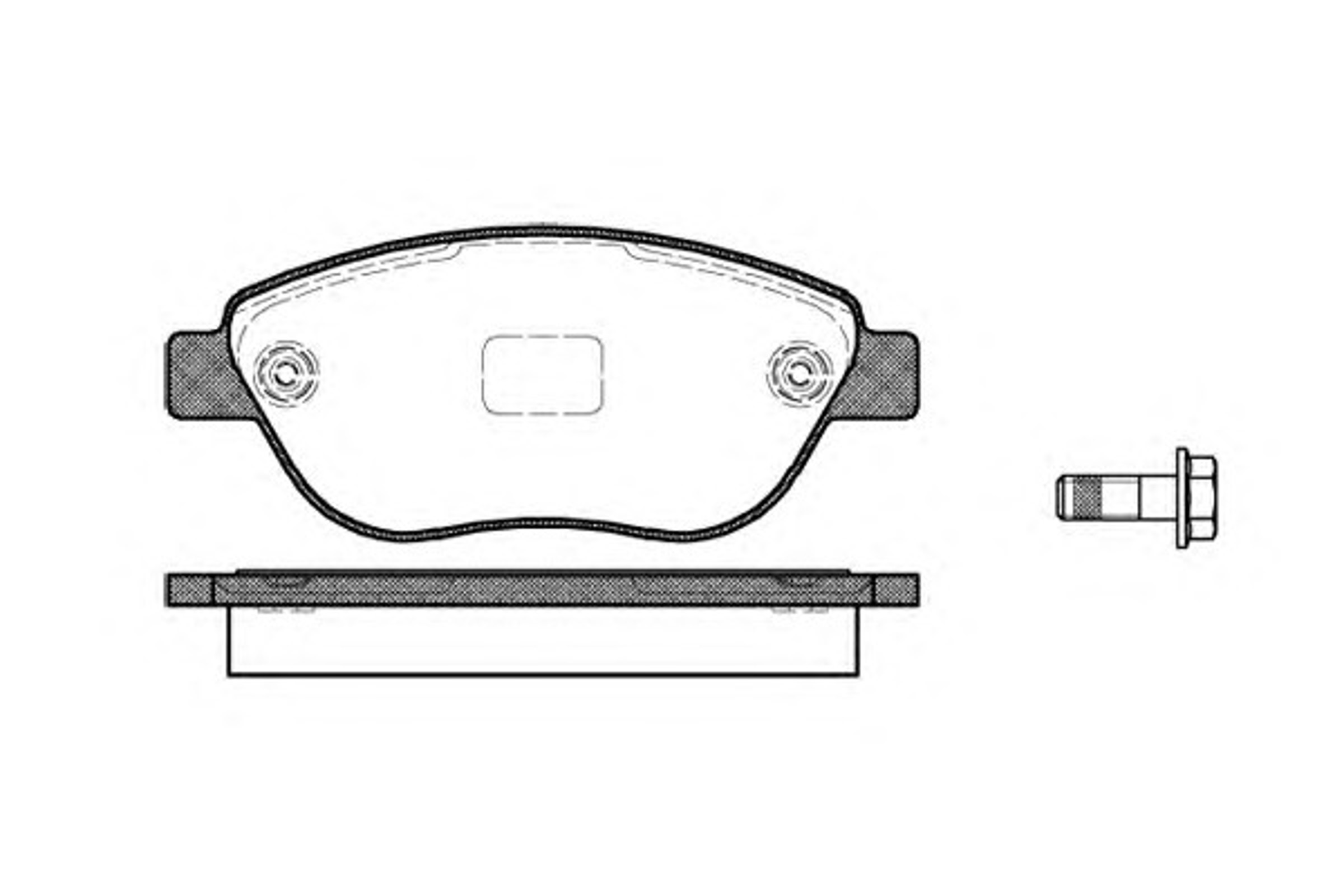 Колодки тормозные дисковые WOKING P9593.10