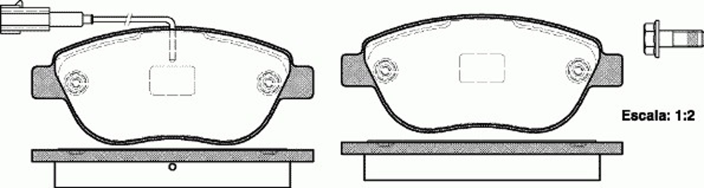 Колодки тормозные дисковые WOKING P9593.11