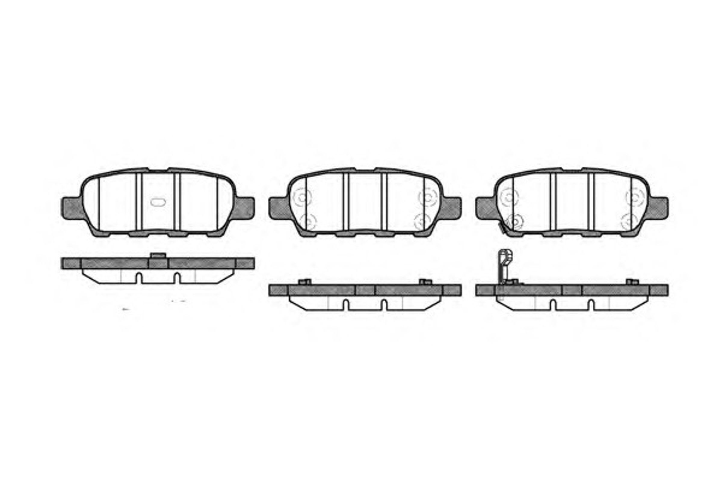 Колодки тормозные дисковые WOKING P9763.01
