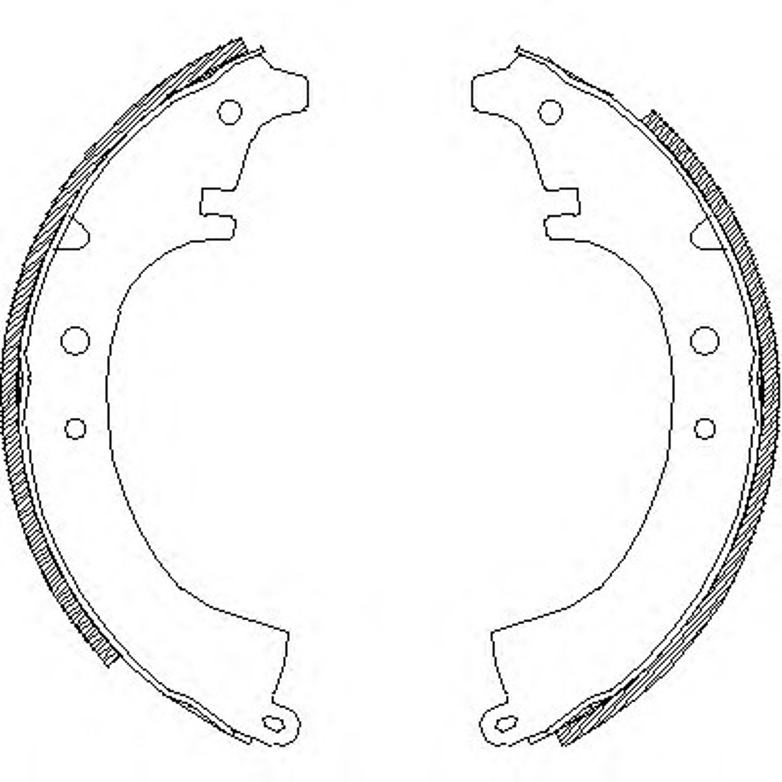 Колодки тормозные WOKING Z4087.00