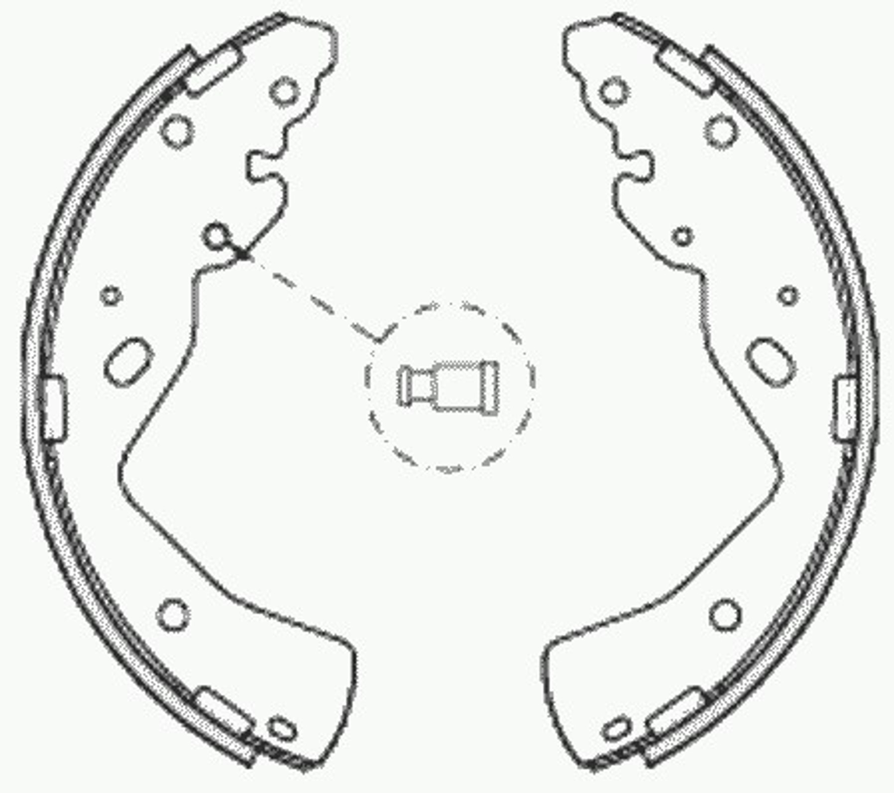 Комплект тормозных колодок WOKING Z4232.00