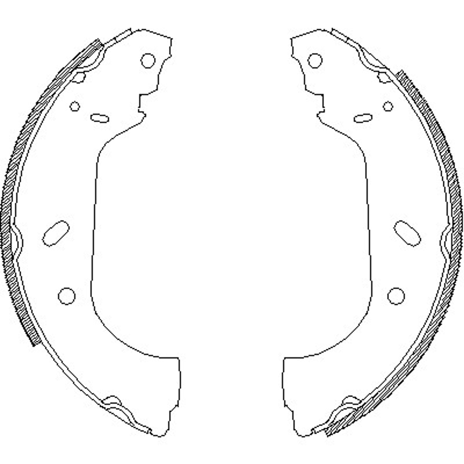 Комплект тормозных колодок WOKING Z4417.00
