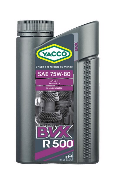 Масло трансмиссионное полусинтетическое YACCO YACCO 75W80 BVX R 500/1