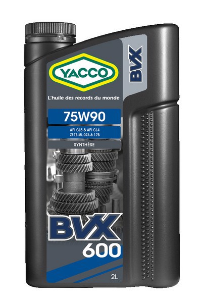 Масло трансмиссионное синтетическое YACCO YACCO 75W90 BVX 600/2