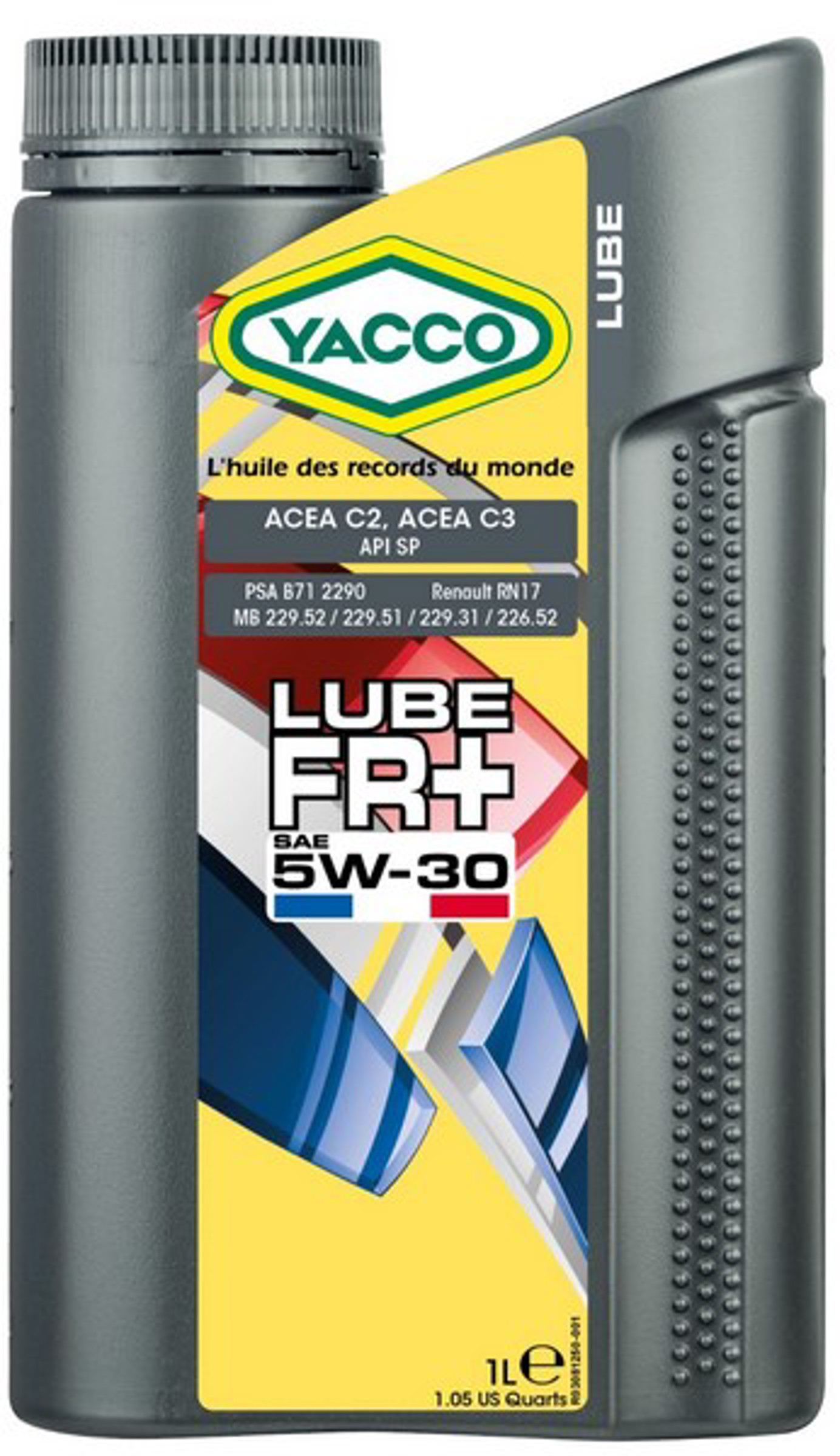 YACCO 5W30 LUBE FR PLUS/1 YACCO Масло моторное синтетическое