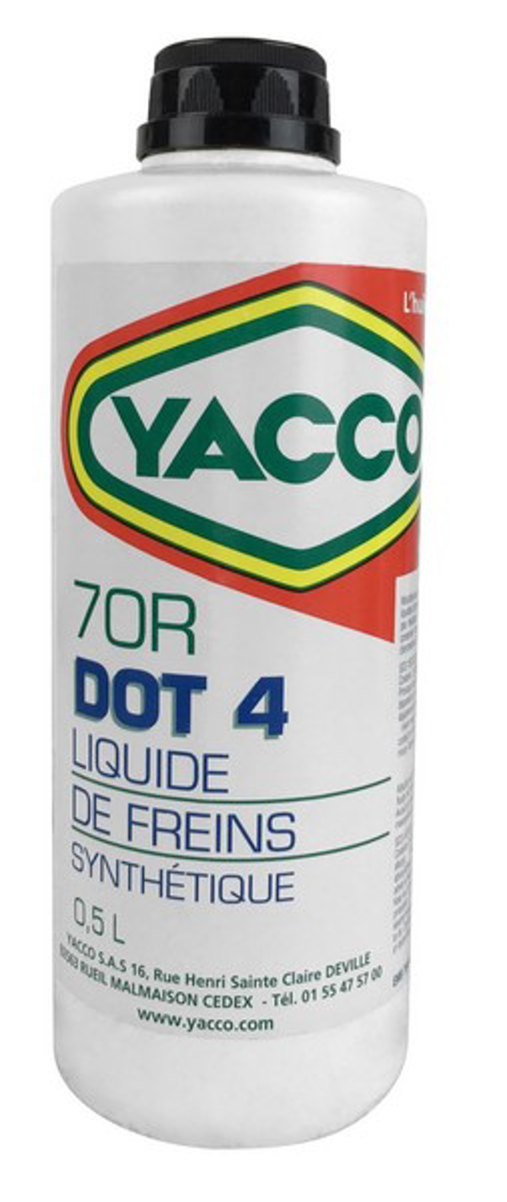 YACCO 70R DOT4/0.5 YACCO Жидкость тормозная