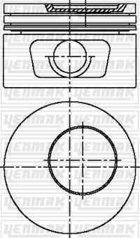Поршень двигателя YENMAK 31-03804-000