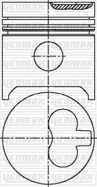 Поршень YENMAK 31-03894-000