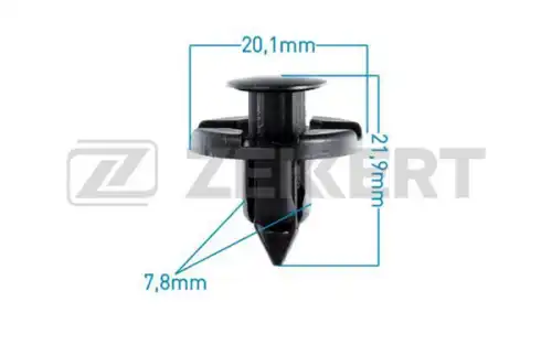 Клипса крепёжная mitsubishi nissan мин. кол. заказа 10шт zekkert ZEKKERT BE2195