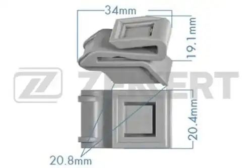 Be3518 клипса крепёжная nissan мин. кол. заказа 10шт ZEKKERT BE3518