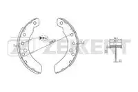 Bk-4001 колодки торм. бараб. задн. ford transit ii iii iv 85- ZEKKERT BK-4001