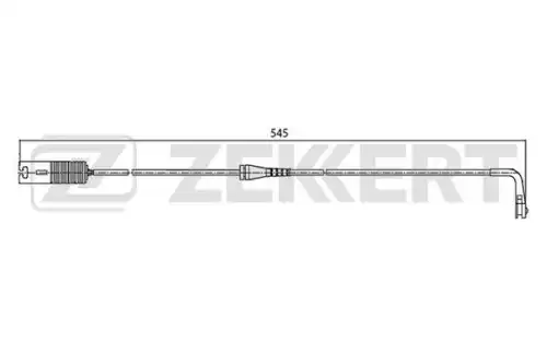 bs-8016 ZEKKERT Тормозной датчик износа колодок