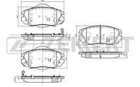 Тормозные колодки ZEKKERT BS2113
