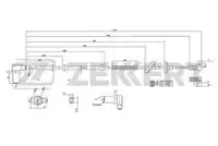 Se-6032 датчик abs задн. audi a6 ii 01- ZEKKERT SE-6032