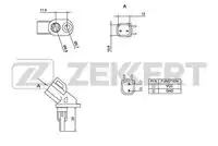 Se-6056 датчик abs передн. ford focus ii 04- mondeo iv 07- galaxy ii 06- c-max i ii 07- mazda 3 i ii ZEKKERT SE-6056