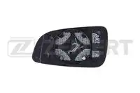Sp-1001 зеркальный элемент правый выпуклый с подогревом 3/5 дв opel astra h 04- ZEKKERT SP-1001