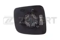 Sp-1020 зеркальный элемент левый асферический с подогревом vw caddy iii iv 04- multivan v 03- transp ZEKKERT SP-1020