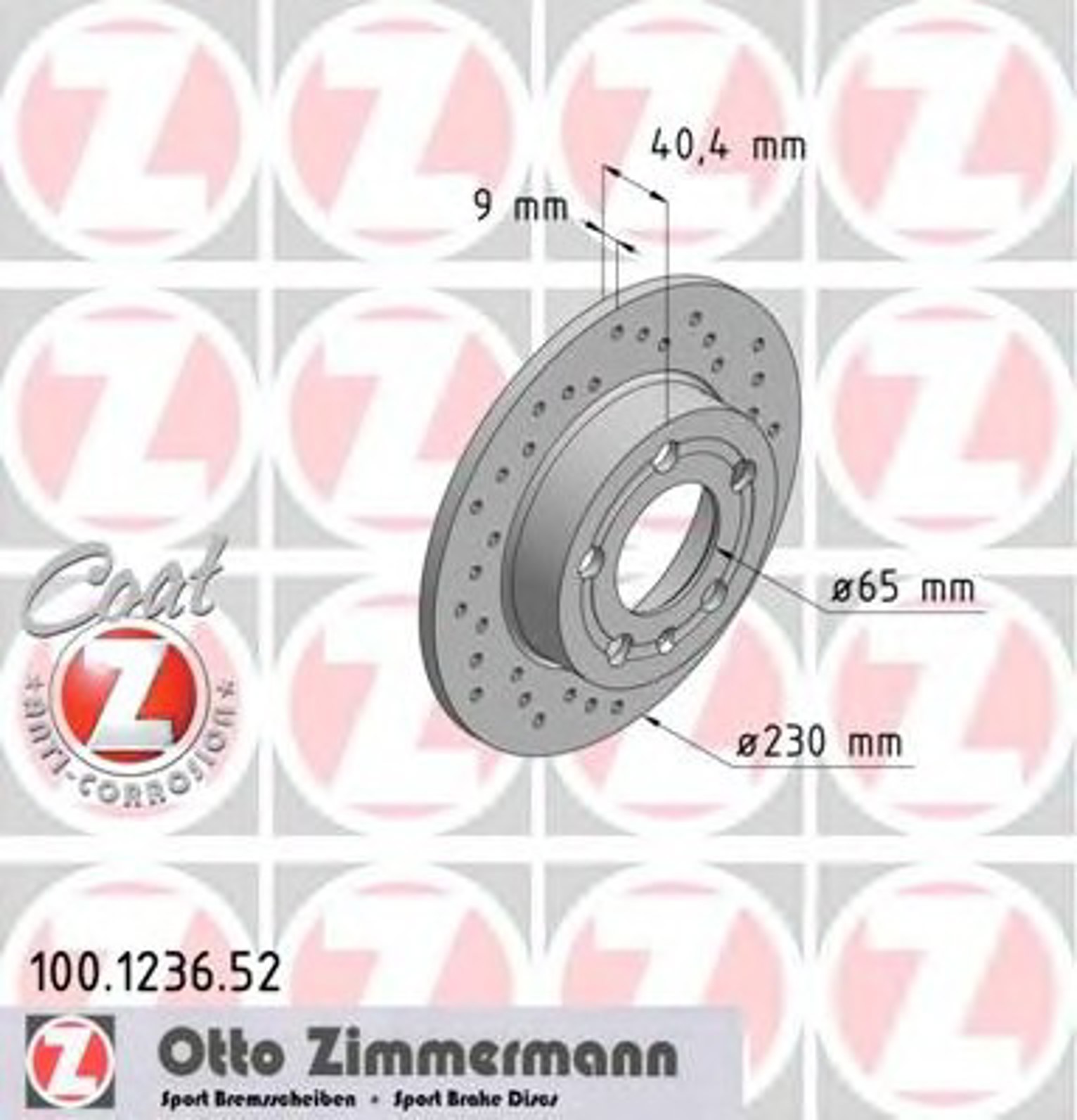 Тормозной диск sport brake disc z