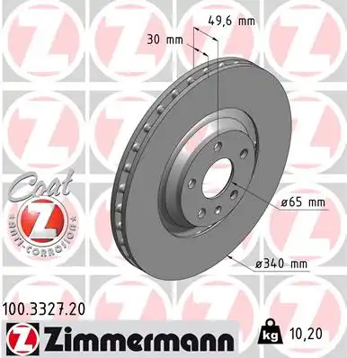 Тормозной диск coat z