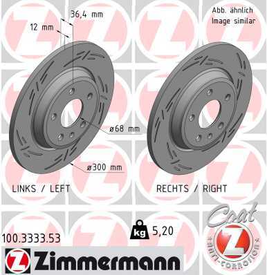 Тормозной диск black z