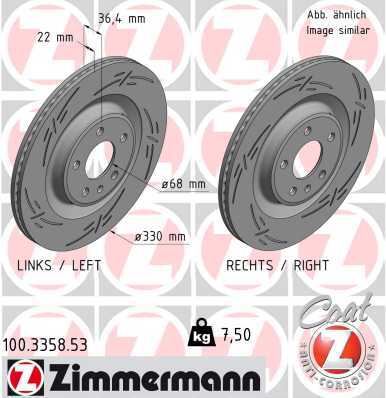 Тормозной диск black z