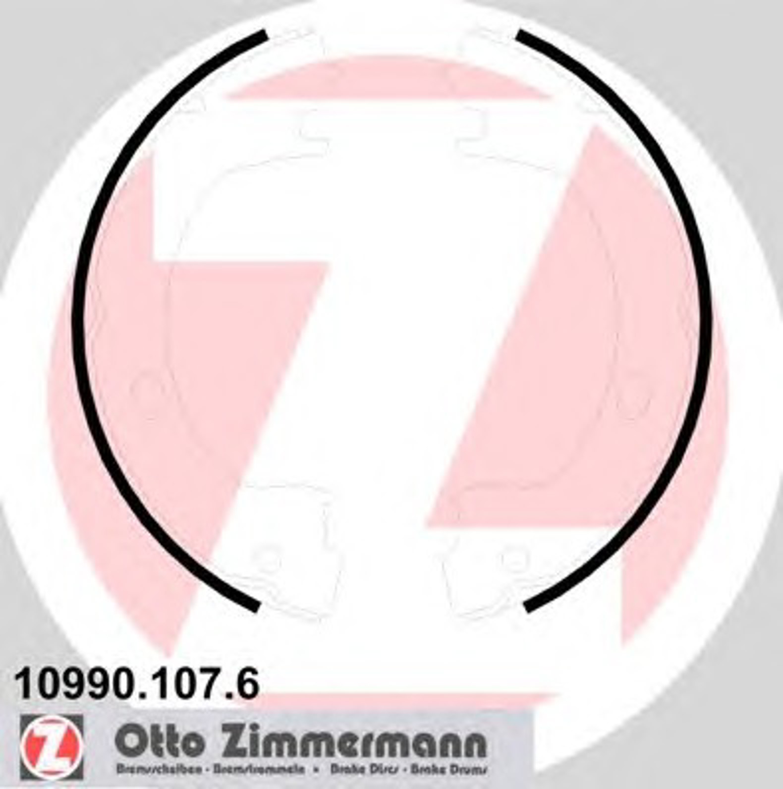 Колодки торм bb chrysler pt cruiser/sebring/300m 98- (usa) ZIMMERMANN 10990.107.6