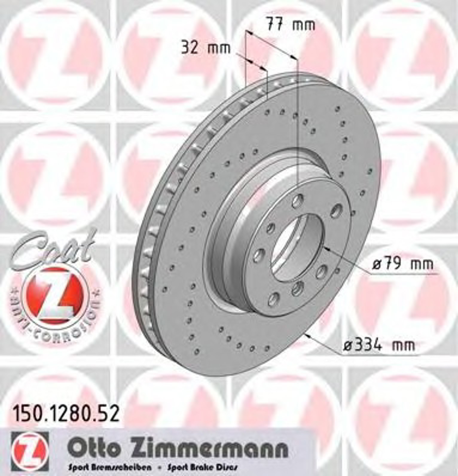 Тормозной диск sport brake disc z