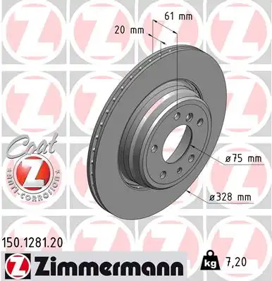 Тормозной диск coat z
