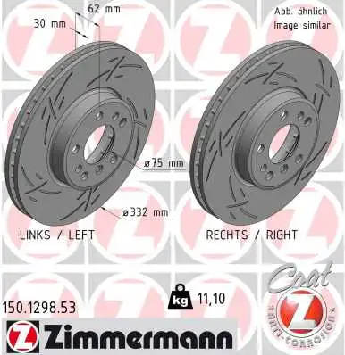 Тормозной диск black z