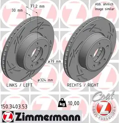 Тормозной диск black z