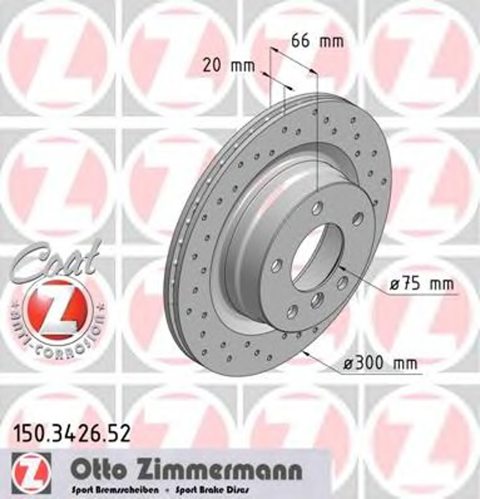 Тормозной диск sport brake disc z