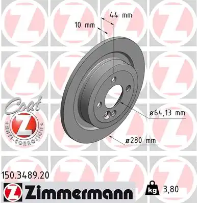 Тормозной диск coat z