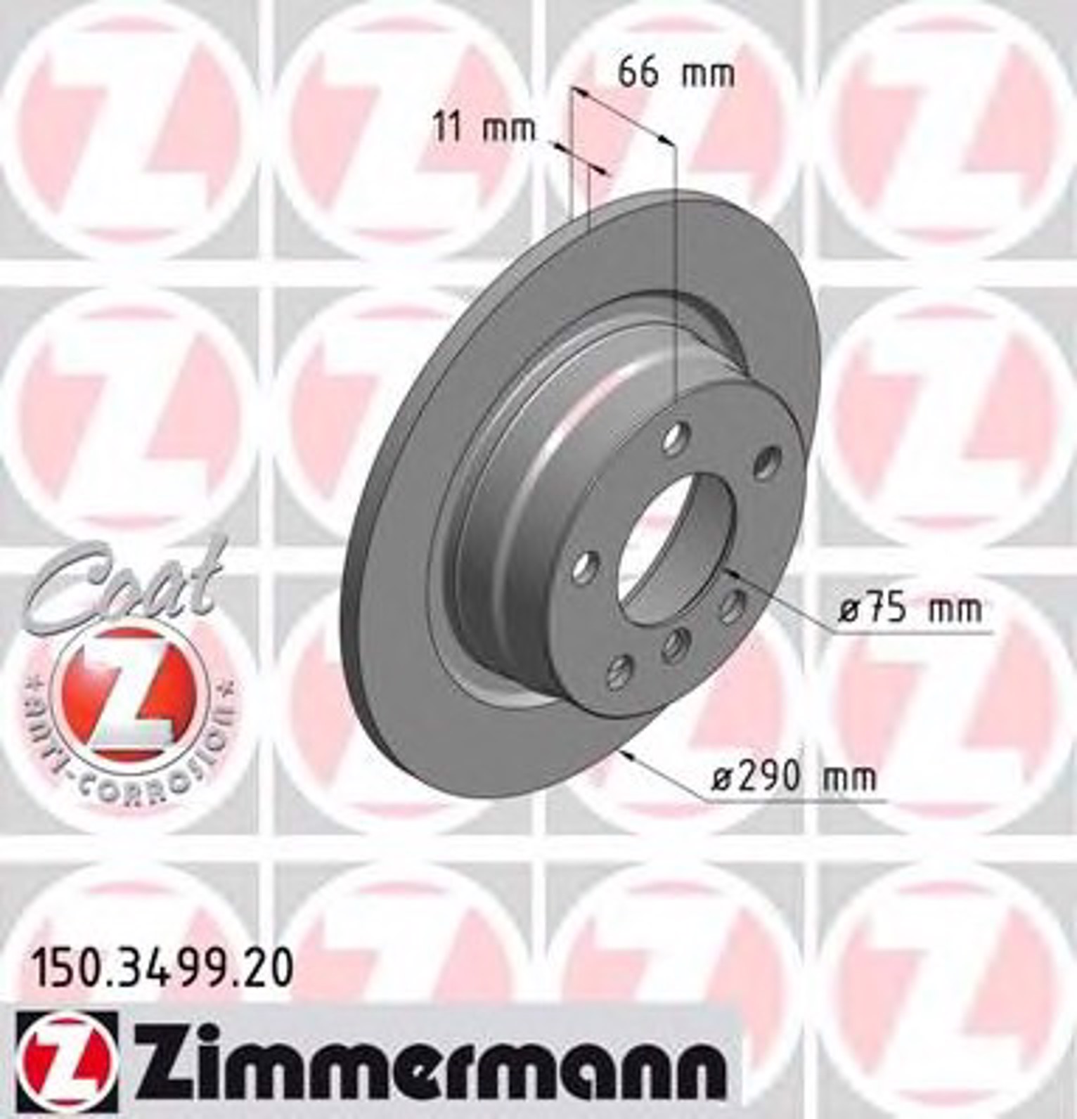Тормозной диск coat z
