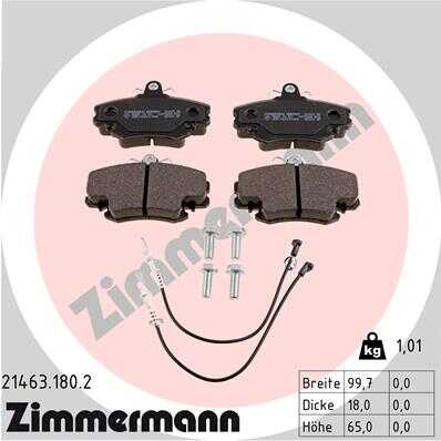 21463.180.2 ZIMMERMANN Тормозные колодки