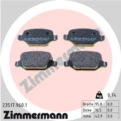 Запчасть ZIMMERMANN 23517.960.1