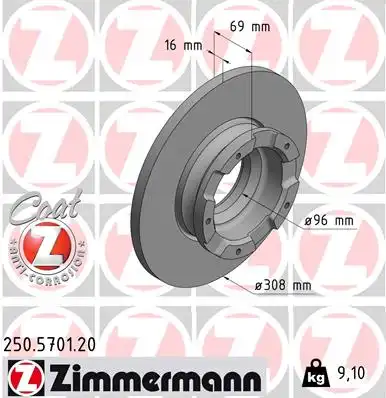 Тормозной диск coat z