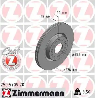 Тормозной диск coat z
