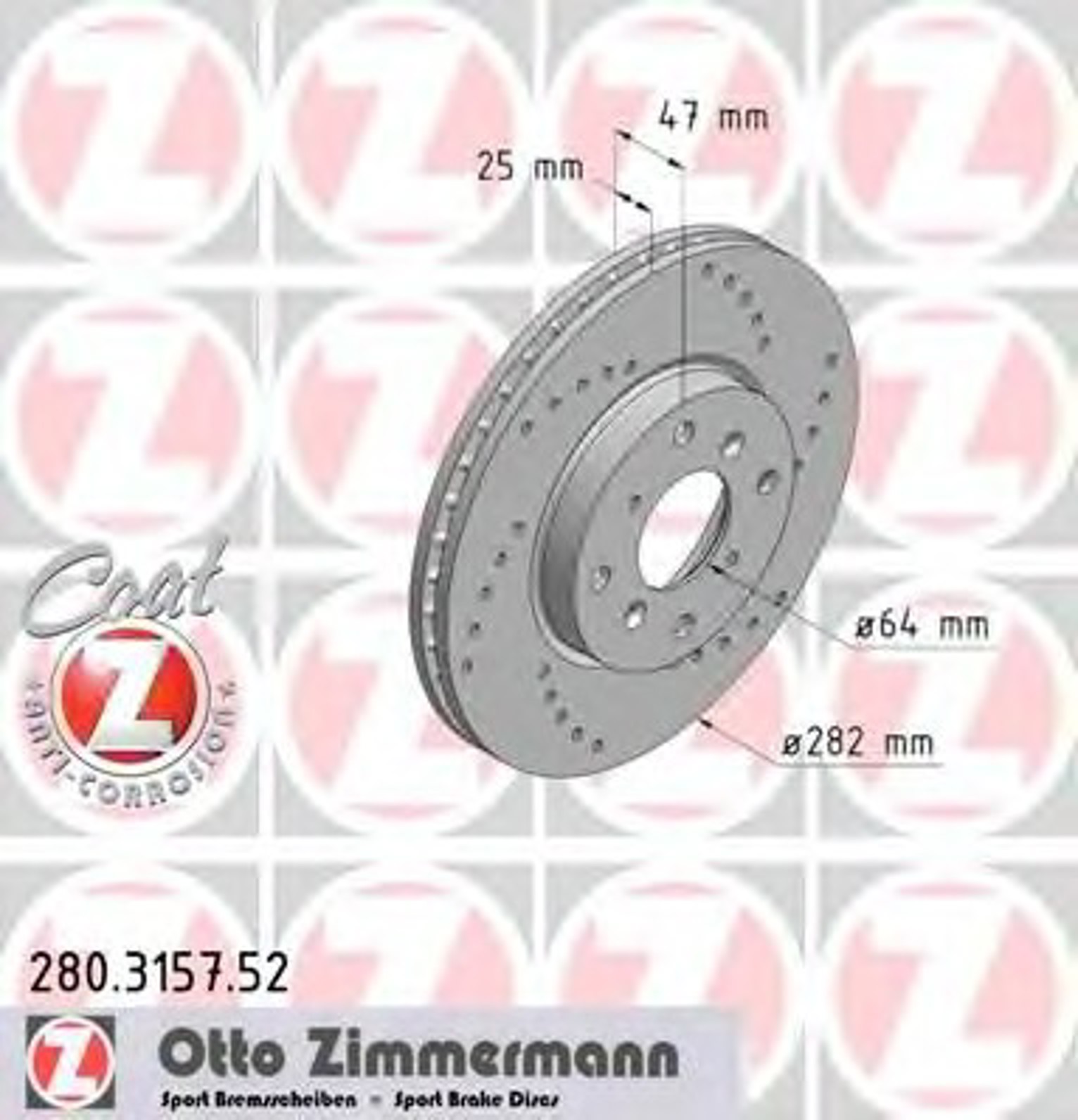 Тормозной диск sport brake disc z