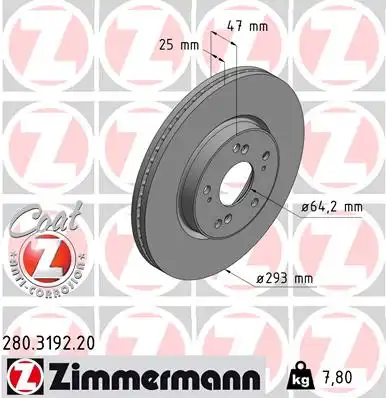 Тормозной диск coat z