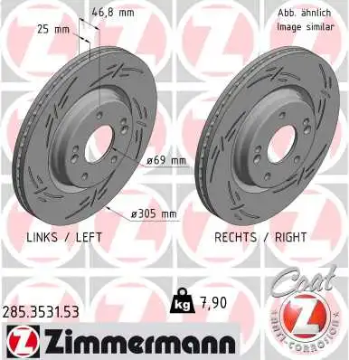 Тормозной диск black z