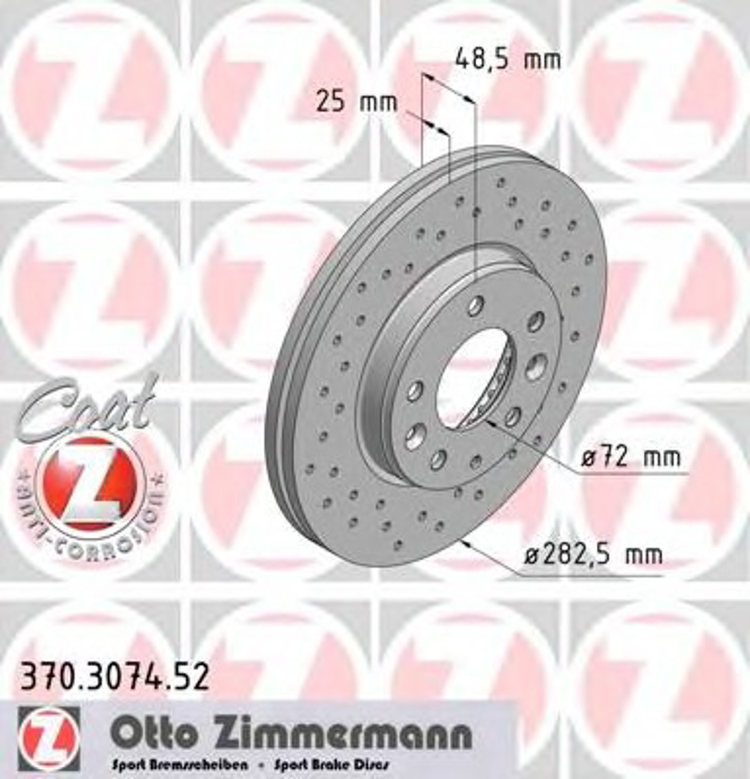 Тормозной диск sport brake disc z