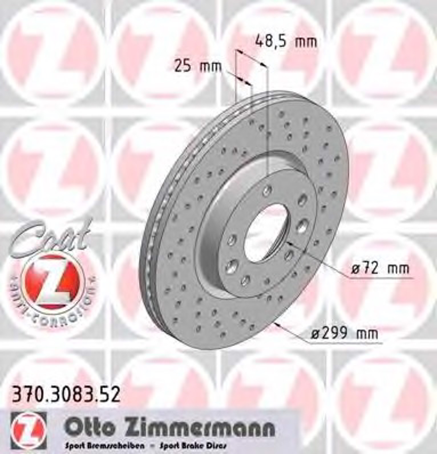 Тормозной диск sport brake disc z