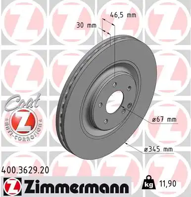 Тормозной диск coat z