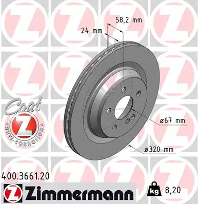 Тормозной диск coat z