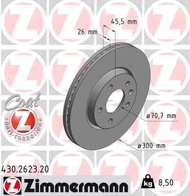 Тормозной диск coat z