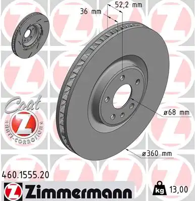 Тормозной диск coat z