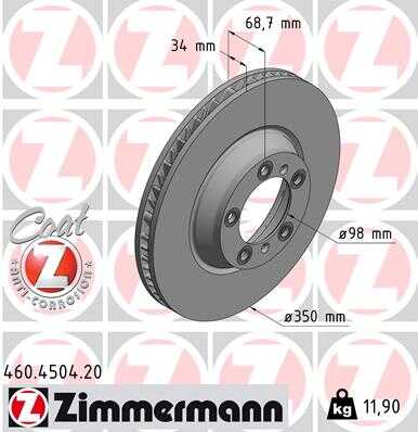 Тормозной диск coat z