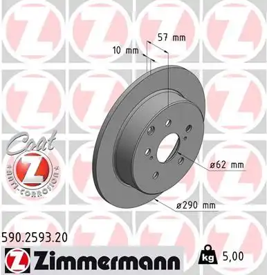 Тормозной диск coat z